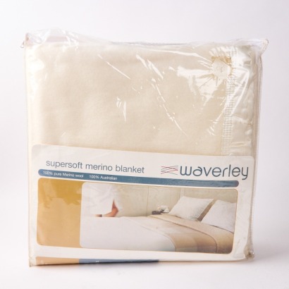 A Waverley 100% Merino Wool Queen Blanket