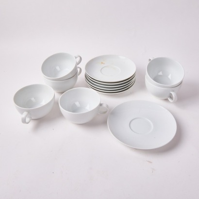 A Set Of Six Thomas Loft Breakfast cups and saucers. Made in Germany