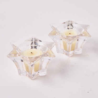 A Pair Of Star Candle Holders