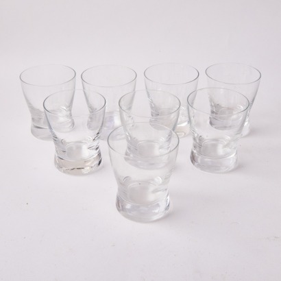 A Set Of Eight Krosno Copenhagen Tumblers