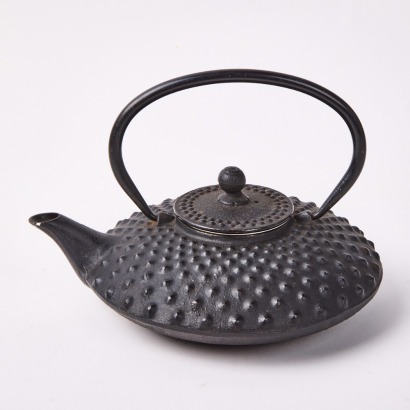A Japanese Cast Iron Kambin Teapot