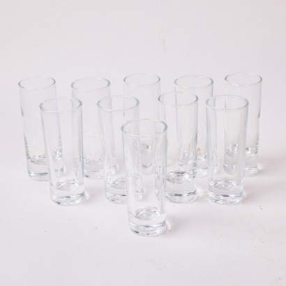 A Set of Ten Shot Glasses