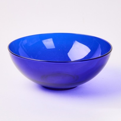 A Cobalt Blue Glass Bowl