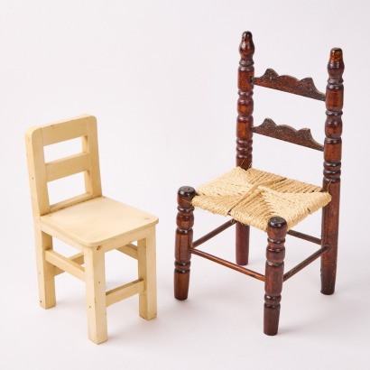 A Pair Of Decorative Small Chairs