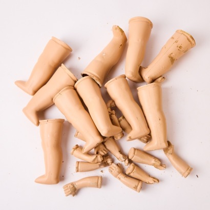 A Collection of Assorted Dolls Limbs