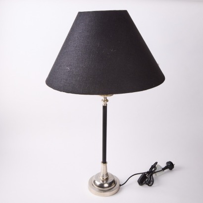 A CC Interiors Pewter Base Lamp
