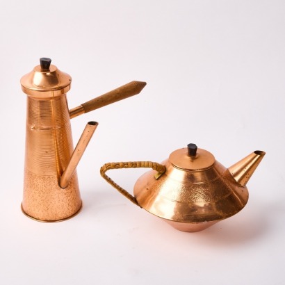 Two Copper Kettles