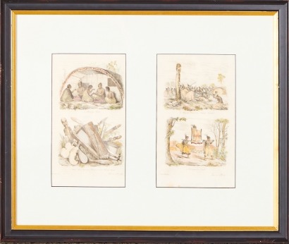 Depictions of Māori Life by Louis Auguste de Sainson