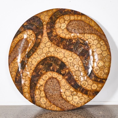 A Large Wood Decorative Wall Hanging