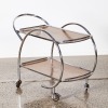 A Ranleigh Ware Two Tier Cocktail Cart With Torpedo Wheels C.1950s - 2