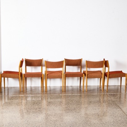 A Suite Of Six Airest Dining Chairs