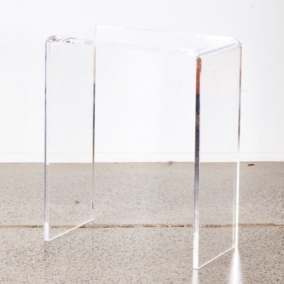 A Lucite Console Table