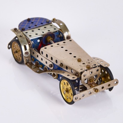 A Meccano Two Seater Boat Tail Sports Car C.1930