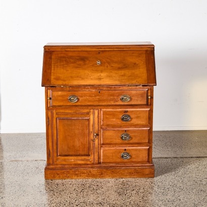 A Unique Kauri Drop Front Writing Desk
