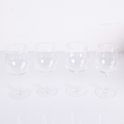 A Set Of Four Riedel Sommeliers Burgundy Glasses