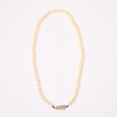 A Cultured Pearl Necklace