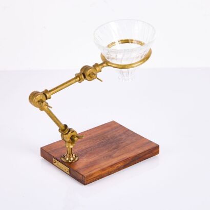 A Vintage American 'The Coffee Registry' Pour Over Stand