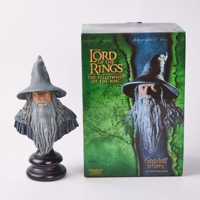 A Lord of The Rings The Fellowship of the Ring Gandalf the Grey 1/6 Scale Polystone Bust