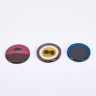 A Trio of Tapio Wirkkala Discs for Venini