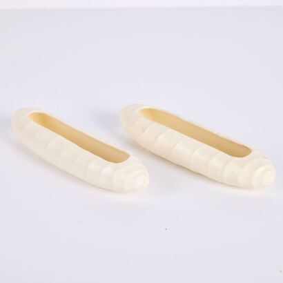 A Pair of Crown Lynn Bread Roll Troughs, Shape #137