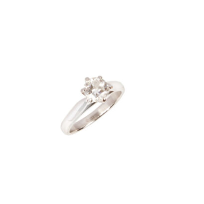 Platinum Diamond Solitaire Ring