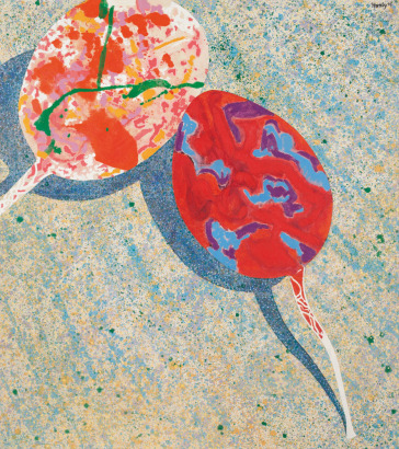 PAT HANLY Two Tamarillos