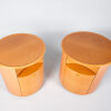 A Pair of Italian Circular Bedside Tables  - 3