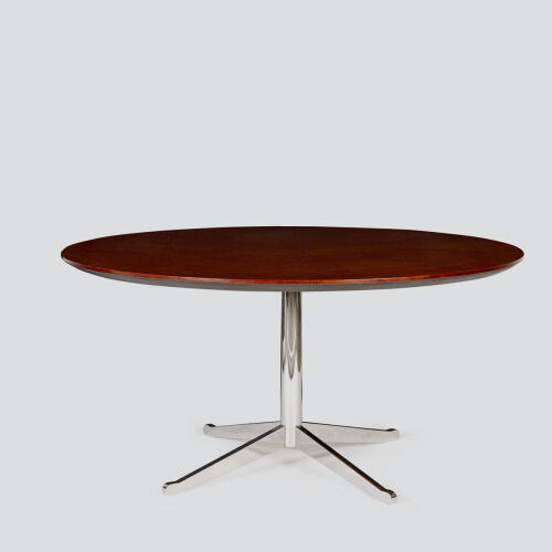 A Circular Knoll Executive Table 