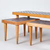 A 1960's Rectangular Nest of Tiled Tables - 3