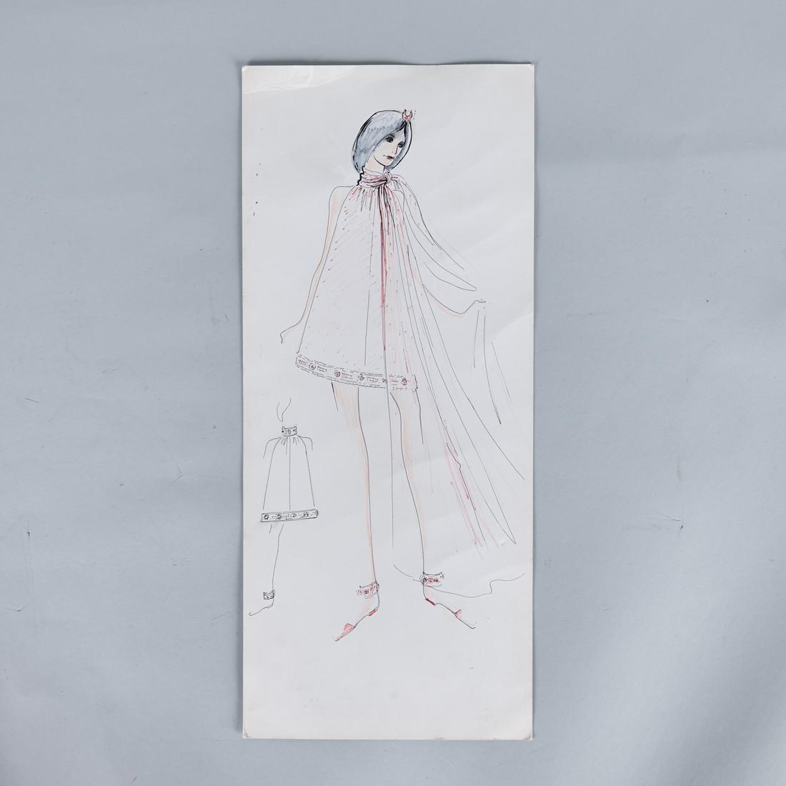 Karl lagerfeld fashion sketches pictures