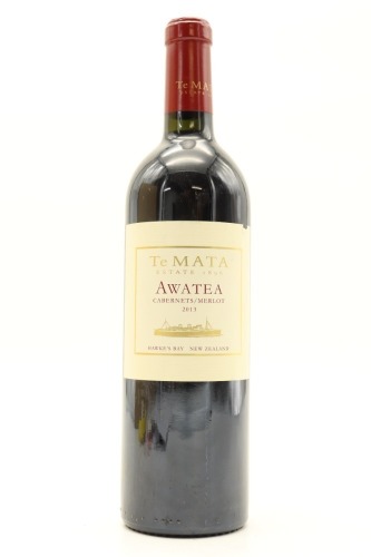 (1) 2013 Te Mata Awatea Cabernets Merlot, Hawke's Bay