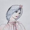 A Karl Lagerfeld Fashion Sketch - 2