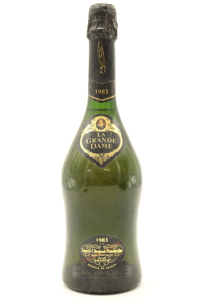 1) 1983 Veuve Clicquot Ponsardin La Grande Dame Brut, Champagne