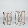 Two Hollywood Regency Side Tables