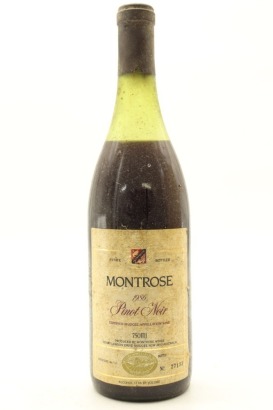 (1) 1986 Montrose Pinot Noir, Australia (MS)