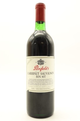 (1) 1990 Penfolds Bin 407 Cabernet Sauvignon, South Australia [JR16.5]