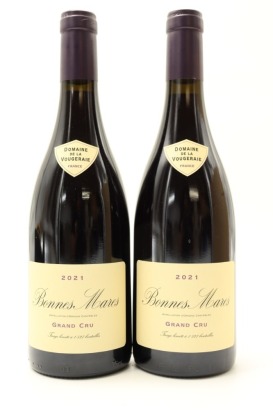 (2) 2021 Domaine de la Vougeraie Bonnes-Mares Grand Cru, Cote de Nuits [JR18]