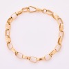 9ct Yellow Gold, 18.5cm Oval Belcher Bracelet