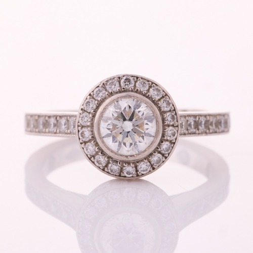 Naveya and Sloane, Platinum, 1.25ct Diamond Ring, GIA Certified