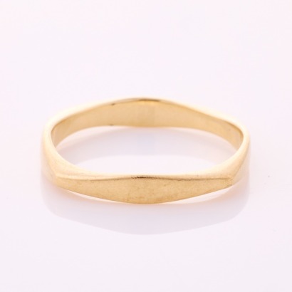 9ct Yellow Gold, 'Eos' Ring, Walker and Hall, Size N