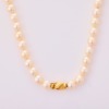 Pearl Necklace Comprised of Two Separate Strands with 14ct Yellow Gold Clasp