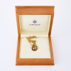18ct Yellow Gold, Faberge Egg Pendant on 44cm Belcher Chain with Box - 2
