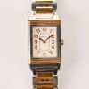 Stainless Steel / 18ct Rose Gold, Jaeger LeCoultre Grande Reverso Lady Ultra Thin Quartz Wristwatch