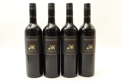 (4) 2019 Matawhero Church House Single Vineyard Malbec, Gisborne