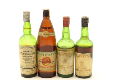 (1) Fortified Wine & Cyder Miniatures, 4 Bottles Sold as One Lot