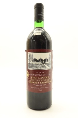 (1) 1991 Wynns Coonawarra Estate John Riddoch Cabernet Sauvignon, Coonawarra [JR17.5] [JO97]