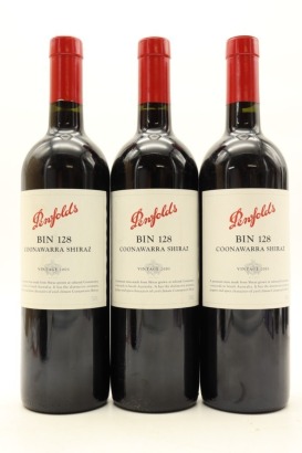 (3) 2001 Penfolds Bin 128 Shiraz, Coonawarra