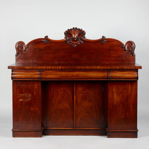 A Victorian Mahogany Sideboard