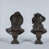 A Pair of French Late-18th Century Bronze Busts - 2