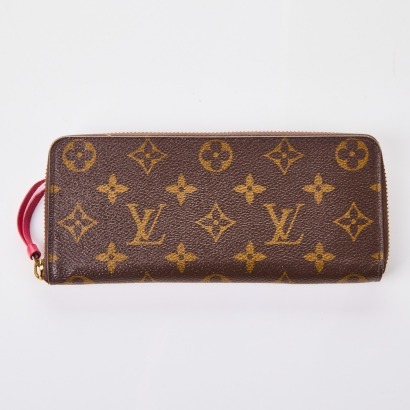 Louis Vuitton, Monogram Portefeuille Clemence Wallet with Box